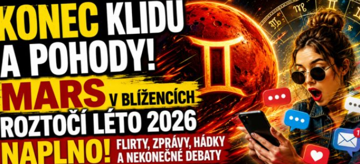 KONEC KLIDU A POHODY. MARS V BLͮENC�CH ROZTO�� L�TO